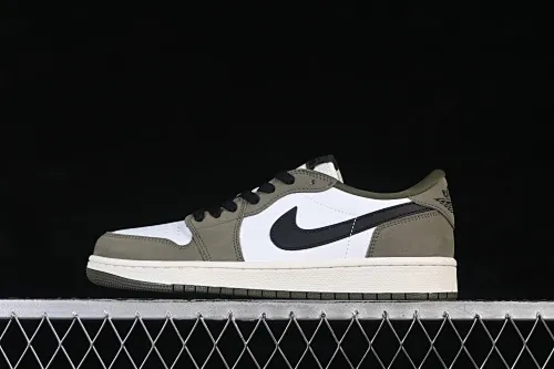 All categories Air Jordan Jordan series basketball shoes Air Jordan 1 Low Z version Travis Scott x Air Jordan 1 Low OG AJ1 Joe 1 undercut low top HQ6998-200